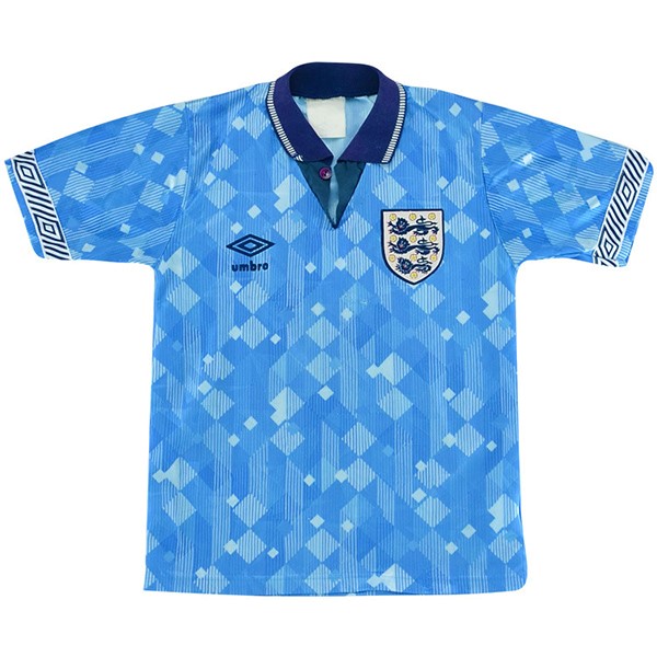 Tailandia Camiseta Inglaterra 3ª Retro 1990 Azul